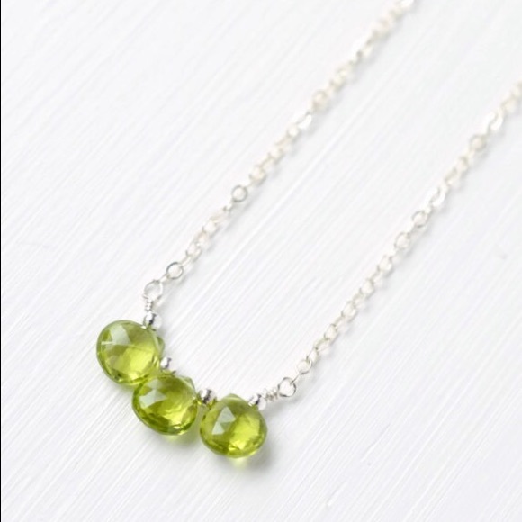 Natural Peridot Stone Pendant - Picture 4 of 4